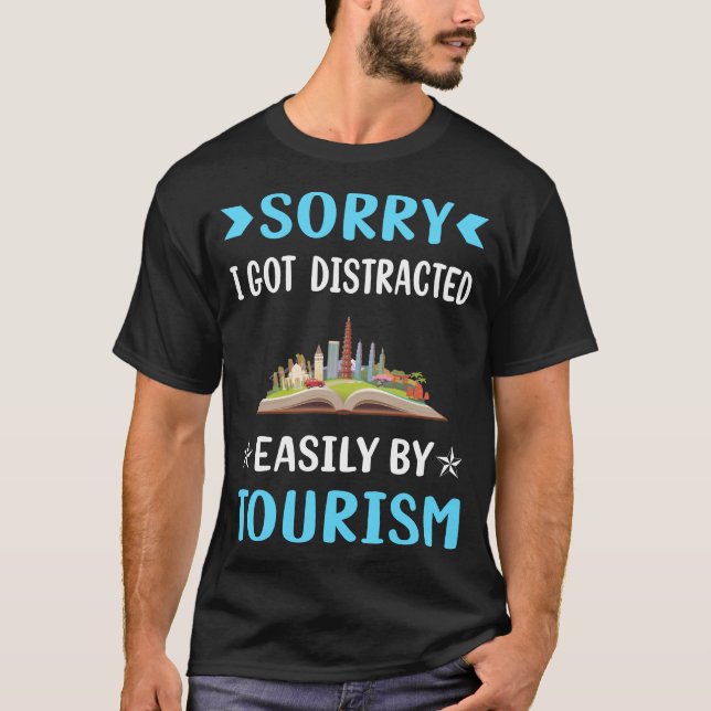 Distracted Tourism T-Shirt (Front)