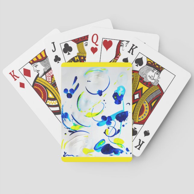 Distraction 1 playing cards (Back)