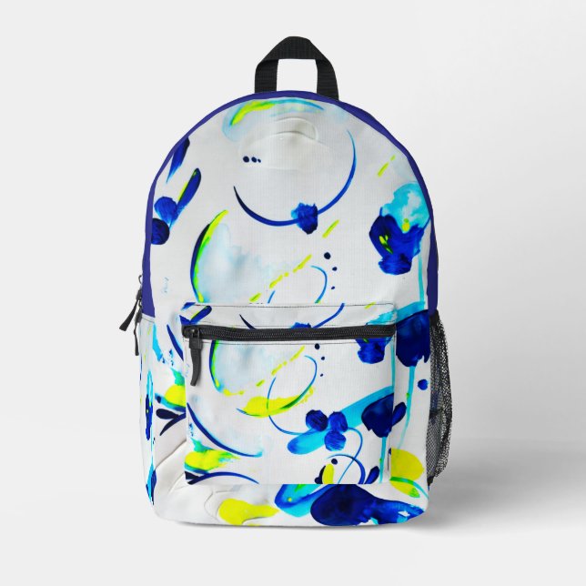 Distraction 1 printed backpack (Front)