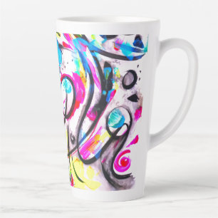 Distraction 3 latte mug