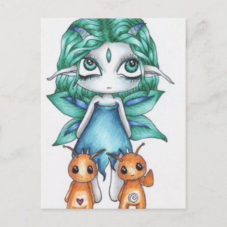 Distraction Whimsy Postcard