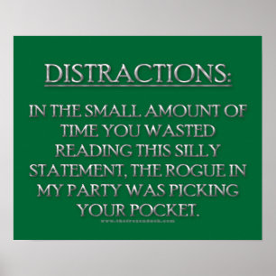 Distractions Poster
