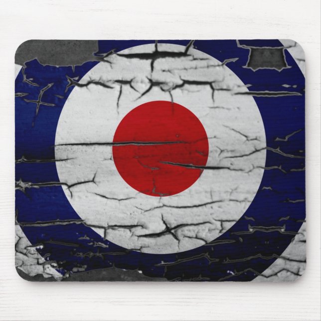 Distress Mod Target Symbol Mouse Mat (Front)