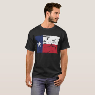 Distress Texas State Flag Vintage T-Shirt