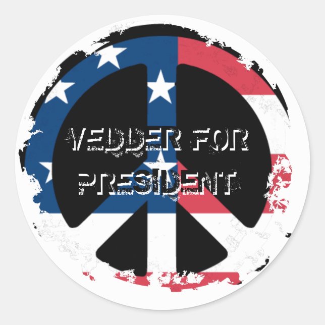 Distressed 2 Round Stickers (Front)