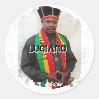 Distressed 2 Round Stickers