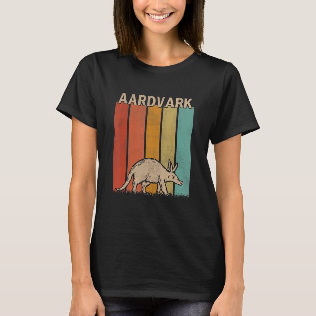 Distressed Aardvark   Men Women Kid Cute Aardvark  T-Shirt (Front)