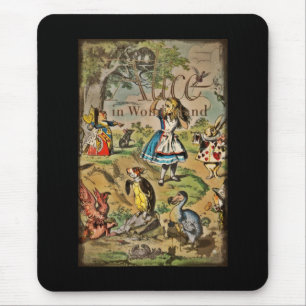 Distressed Alice and Friends Cover Mouse Mat