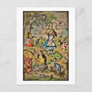 Distressed Alice and Friends Cover Postcard