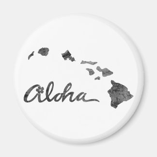 Distressed Aloha Island Magnet