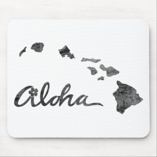 Distressed Aloha Island Mouse Mat