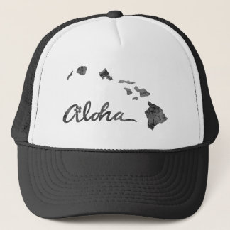 Distressed Aloha Island Trucker Hat