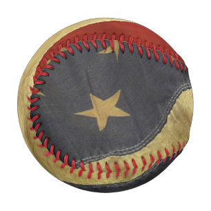 Distressed American Flag Baseball
