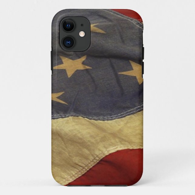 Distressed American Flag Case-Mate iPhone Case (Back)