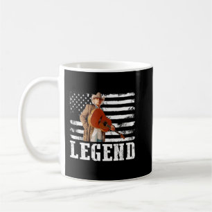 Distressed American Flag Dwight Yoakam Singer.png Coffee Mug