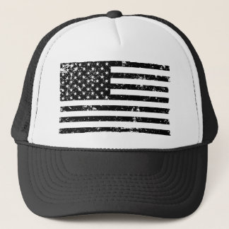 Distressed American Flag II Trucker Hat