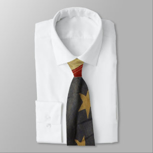 Distressed American Flag Tie