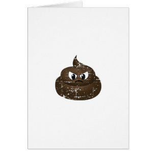 Distressed Angry Cartoon Poop
