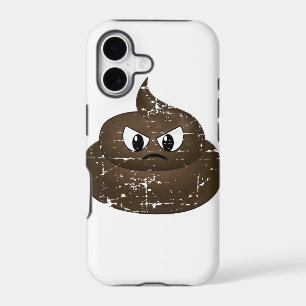 Distressed Angry Cartoon Poop