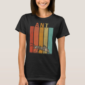Distressed Ant Men Women Kid Cute Ant Retro T-Shirt