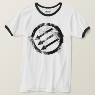 Distressed Anti-Fascist Iron Front T-Shirt