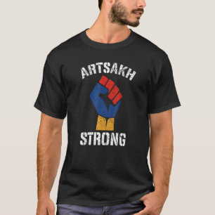 Distressed Artsakh Strong Artsakh is Armenia Arme T-Shirt