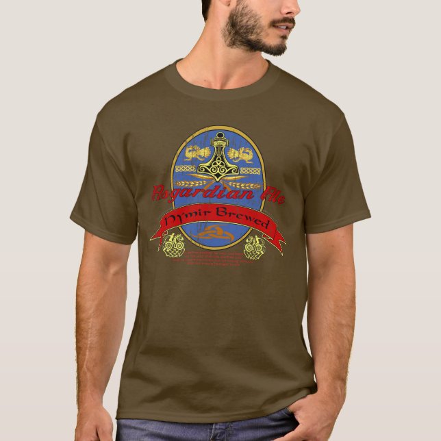 Distressed Asgardian Ale T-Shirt (Front)