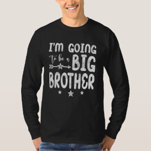 Distressed Baby Pregnancy Bday Big Bro Soon To Be T-Shirt