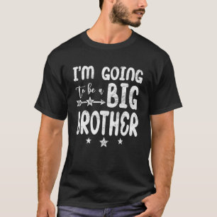 Distressed Baby Pregnancy Bday Big Bro Soon To Be  T-Shirt