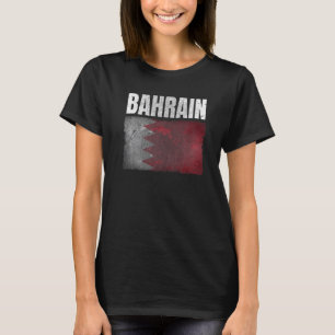 Distressed Bahrain Flag Graphic For Men Women Kids T-Shirt