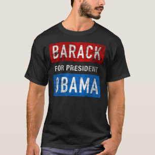 Distressed Barack Obama Dark T-shirts