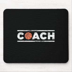 Distressed Basketball Coach  Mouse Mat