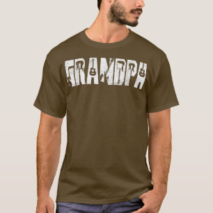 Distressed Best Grandpa Ever Guitar Lover Guitaris T-Shirt