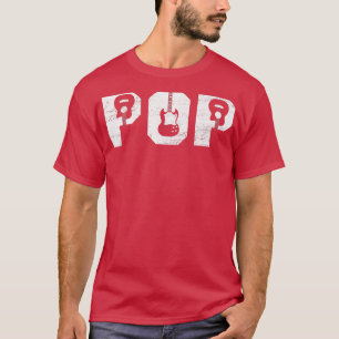 Distressed Best Pop Ever Guitar Lover Guitarist230 T-Shirt