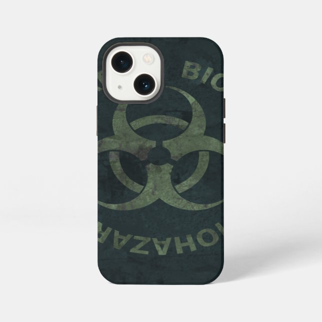 Distressed Biohazard iPhone Case (Back)