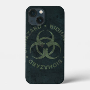Distressed Biohazard iPhone Case