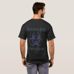 Distressed Biohazard Warning Shirt (backprint)