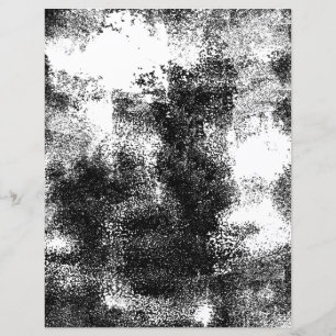 Distressed Black White Paint 2 Scrapbook Paper