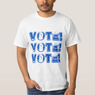 Distressed Blue VOTE VOTE VOTE Men's T-Shirt