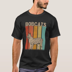 Distressed Bobcats Men Women Kid Cute Bobcats Re T-Shirt