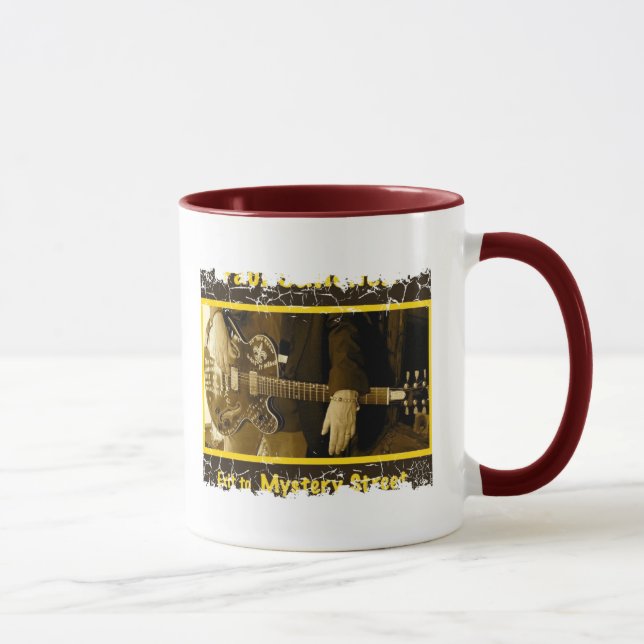 Distressed Border - 2-sided Ringer Mug (Right)