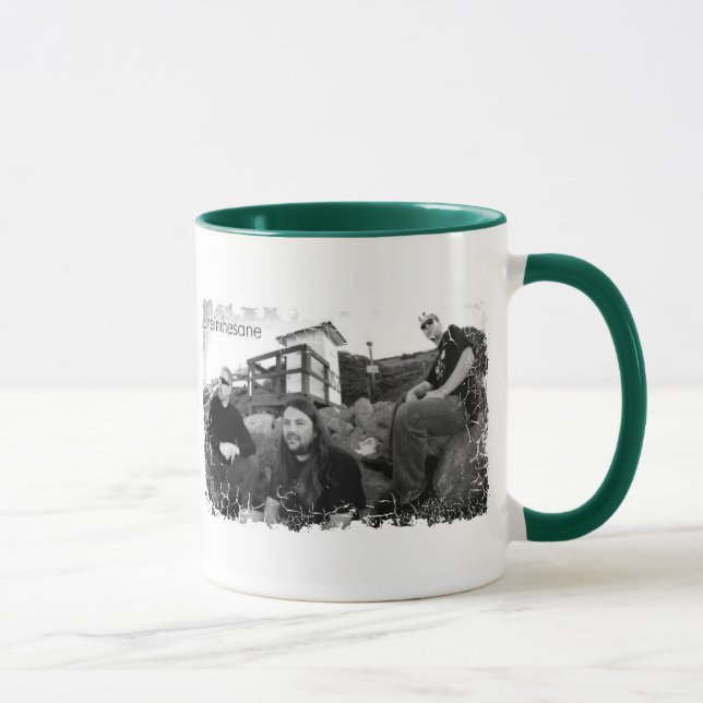 Distressed Border 2-sided Ringer Mug (Right)