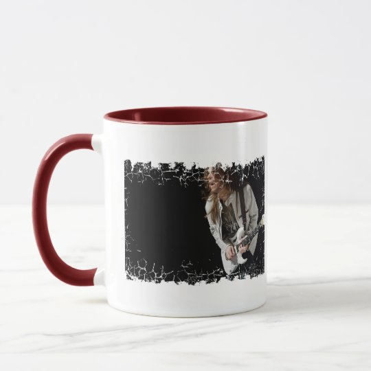Distressed Border - 2-sided Ringer Mug
