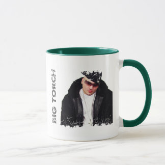 Distressed Border 2-sided Ringer Mug