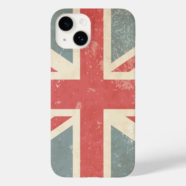 Distressed British Union Jack  Case-Mate iPhone Case (Back)