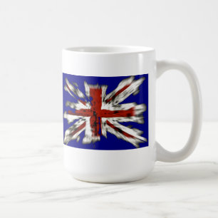 Distressed British Union Jack Coffee Mug