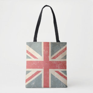 Distressed British Union Jack Tote Bag