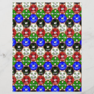 Distressed Casino Chips