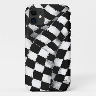 Distressed Checkered Pattern iPhone 11 Case