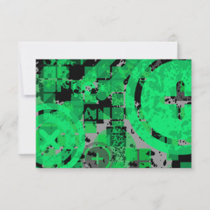 distressed chex : invitation